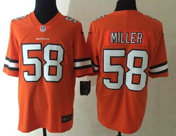 Von Miller Denver Broncos orange Color Rush jersey
