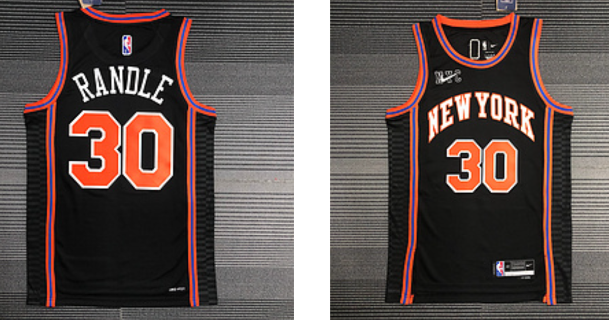 New York Knicks black jersey