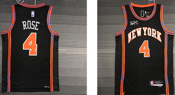 New York Knicks black jersey