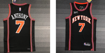 New York Knicks black jersey