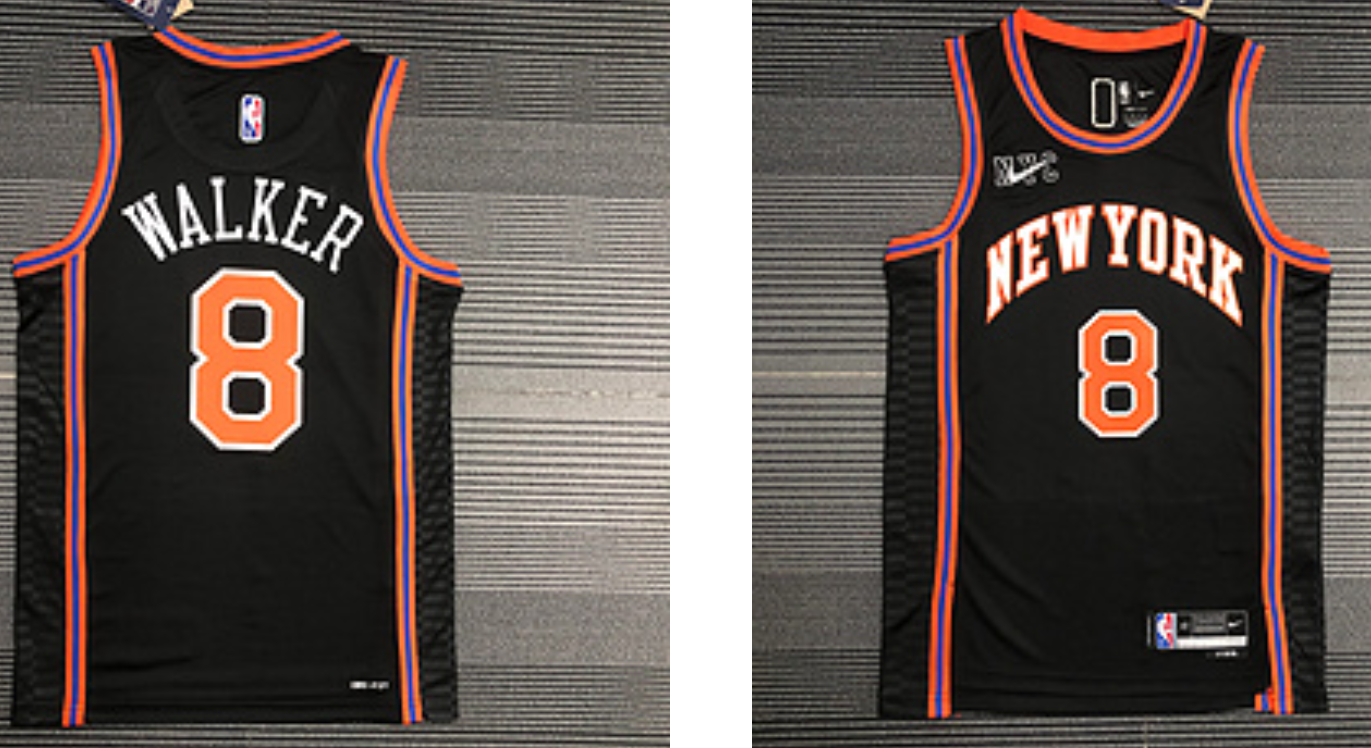 New York Knicks black jersey