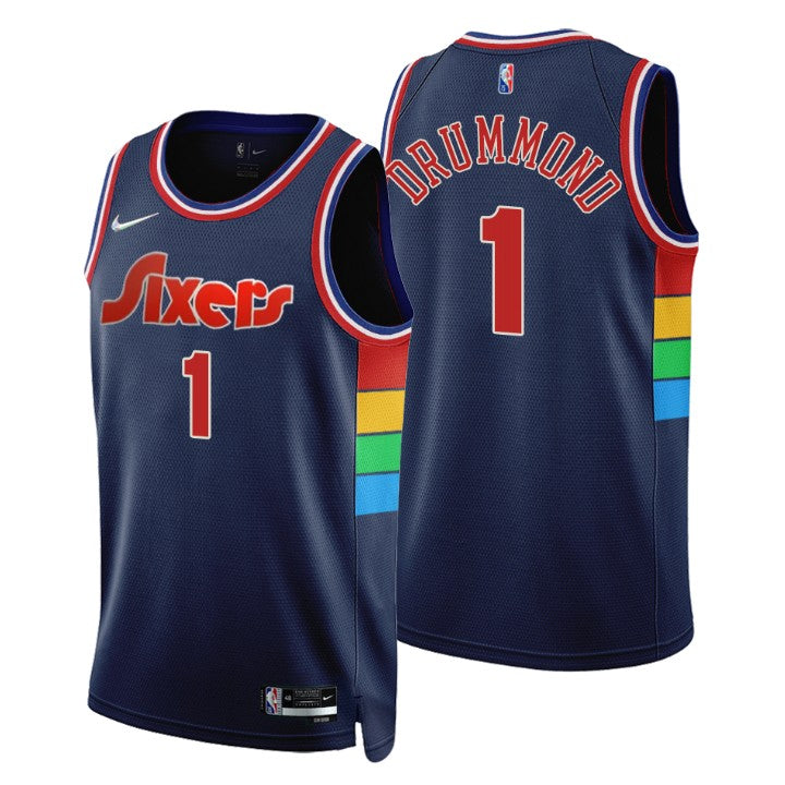 Philadelphia 76ers navy jersey