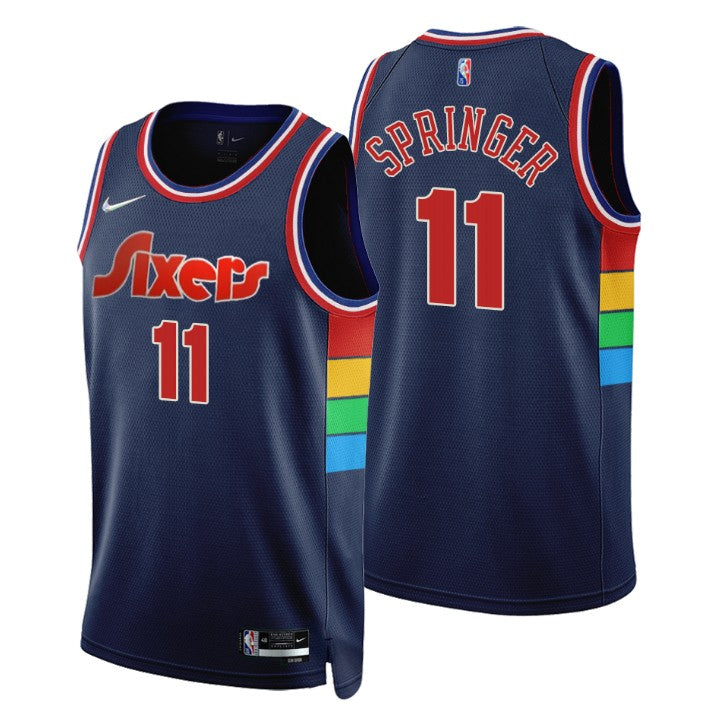 Philadelphia 76ers navy jersey