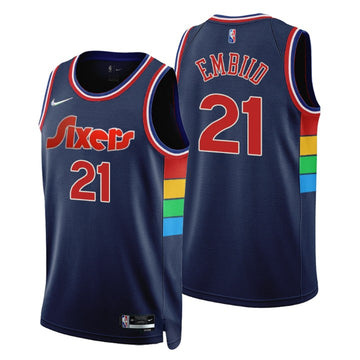 Philadelphia 76ers navy jersey