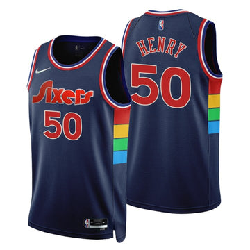 Philadelphia 76ers navy jersey