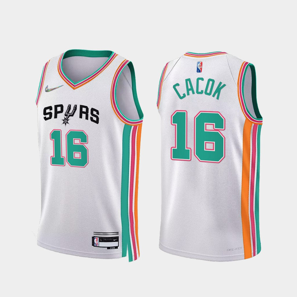 San Antonio Spurs white jersey