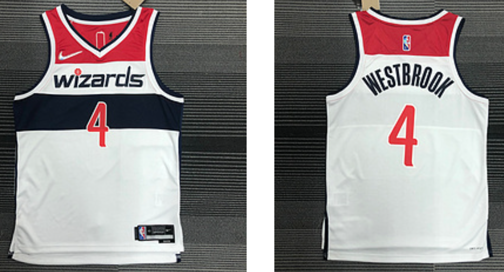 Washington Wizards white jersey