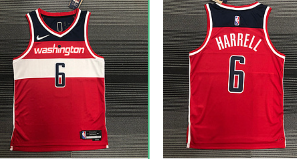 Washington Wizards red jersey