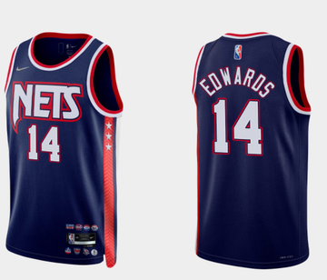 Brooklyn Nets navy jersey
