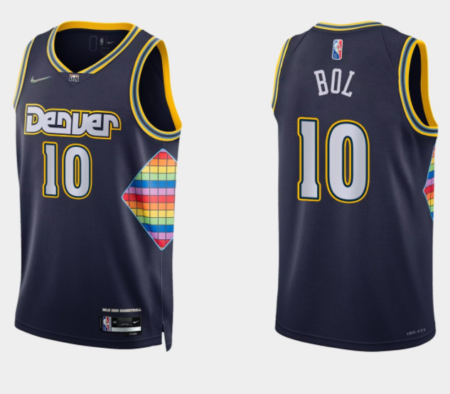 Denver Nuggets navy jersey