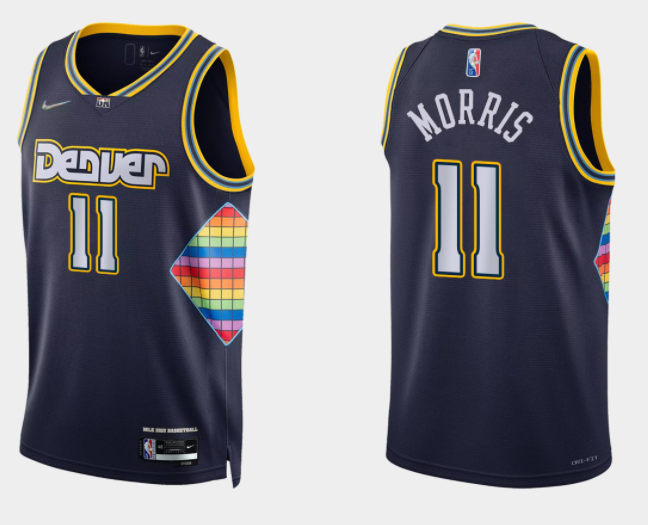 Denver Nuggets navy jersey