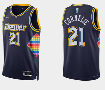 Denver Nuggets navy jersey