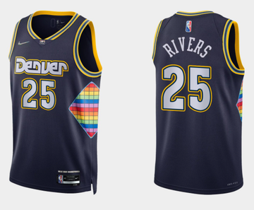 Denver Nuggets navy jersey