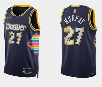 Denver Nuggets navy jersey