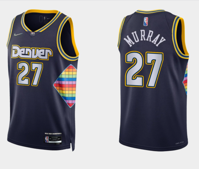 Denver Nuggets navy jersey