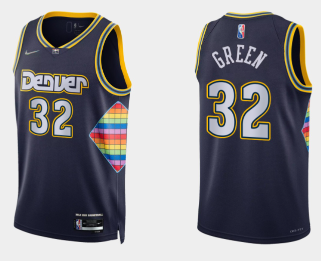 Denver Nuggets green jersey