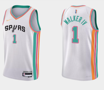 San Antonio Spurs white jersey
