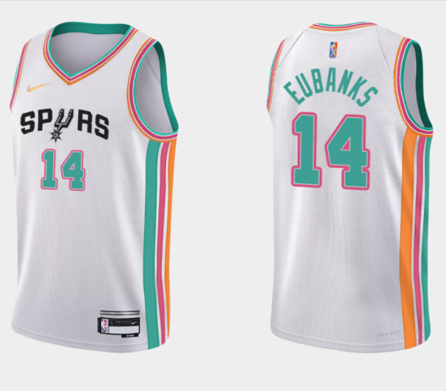 San Antonio Spurs white jersey