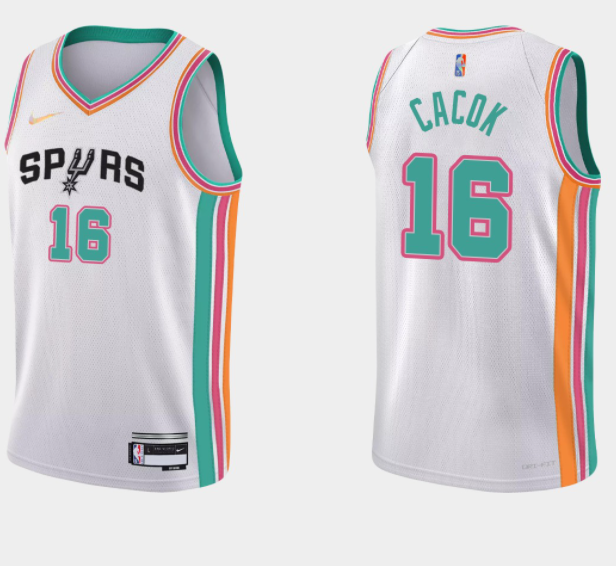 San Antonio Spurs white jersey
