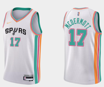 San Antonio Spurs white jersey