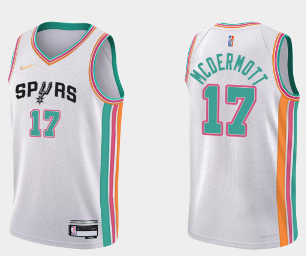 San Antonio Spurs white jersey