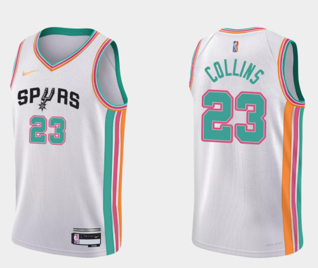 San Antonio Spurs white jersey