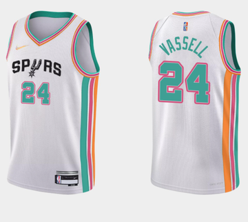San Antonio Spurs white jersey