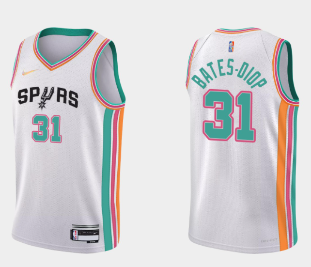 San Antonio Spurs white jersey