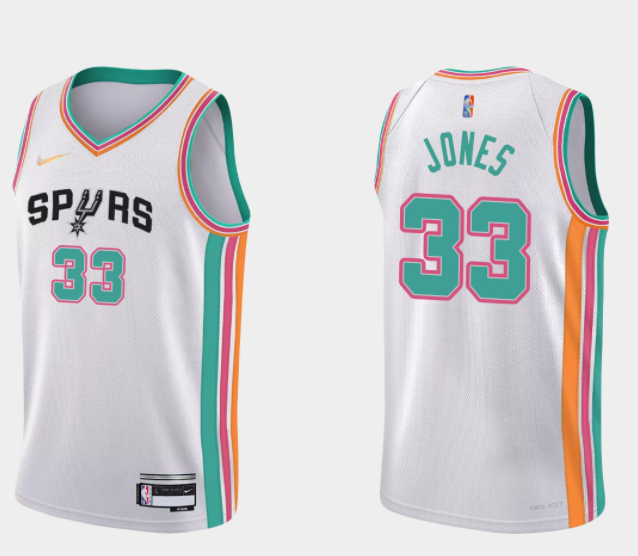 San Antonio Spurs white jersey