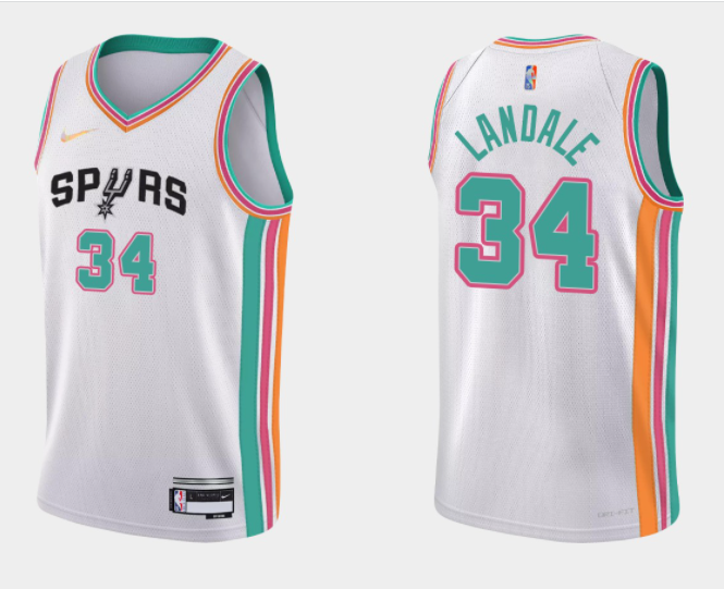 San Antonio Spurs white jersey
