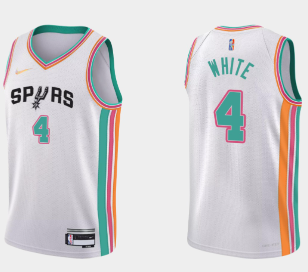 San Antonio Spurs white jersey