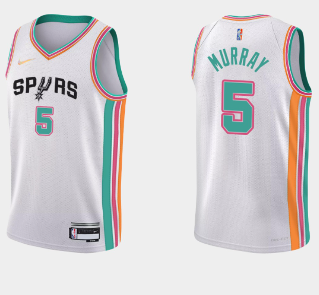 San Antonio Spurs white jersey