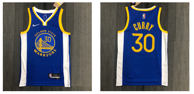 Golden State Warriors blue jersey