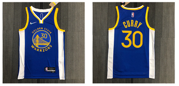 Golden State Warriors blue jersey