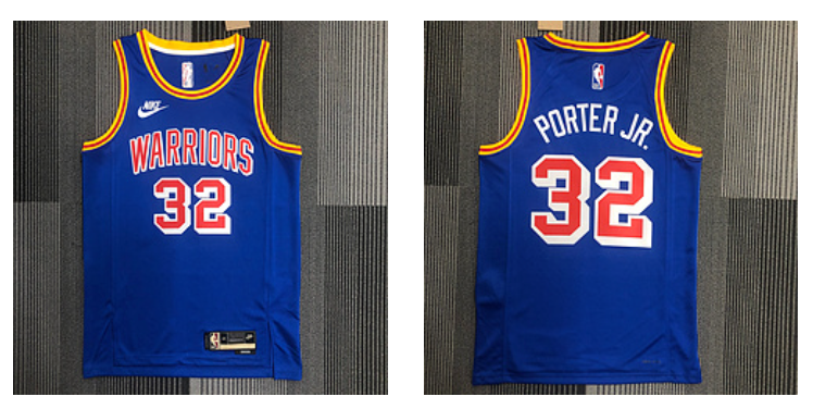 Golden State Warriors blue jersey
