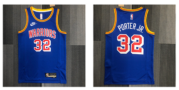 Golden State Warriors blue jersey