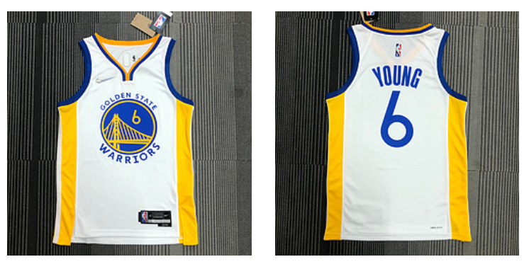 Golden State Warriors white jersey