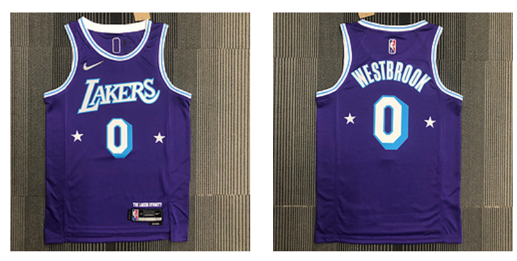 Los Angeles Lakers purple jersey