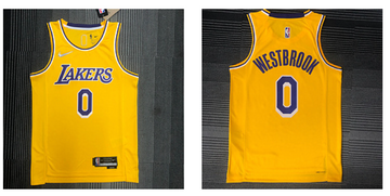 Los Angeles Lakers yellow jersey