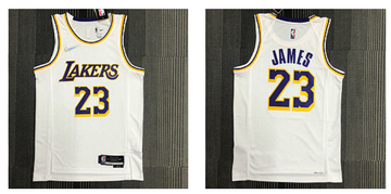 Los Angeles Lakers white jersey