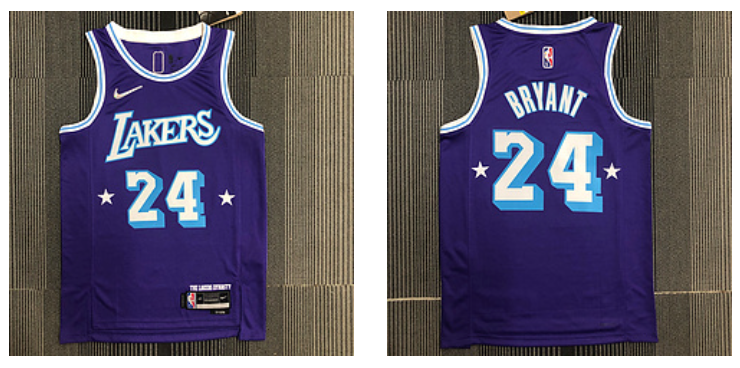 Los Angeles Lakers purple jersey
