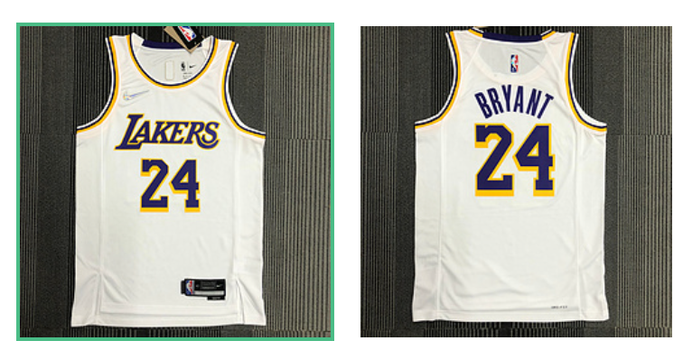 Los Angeles Lakers white jersey