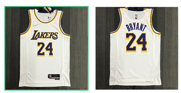 Los Angeles Lakers white jersey