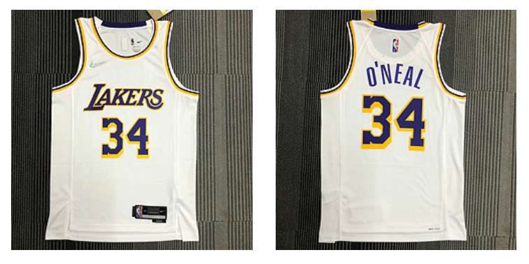 Los Angeles Lakers white jersey