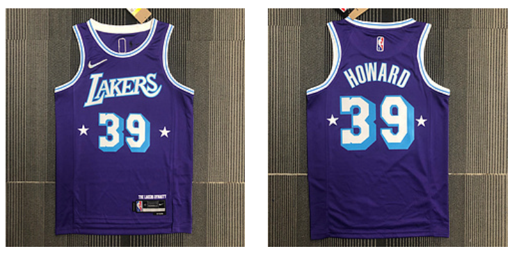 Los Angeles Lakers purple jersey