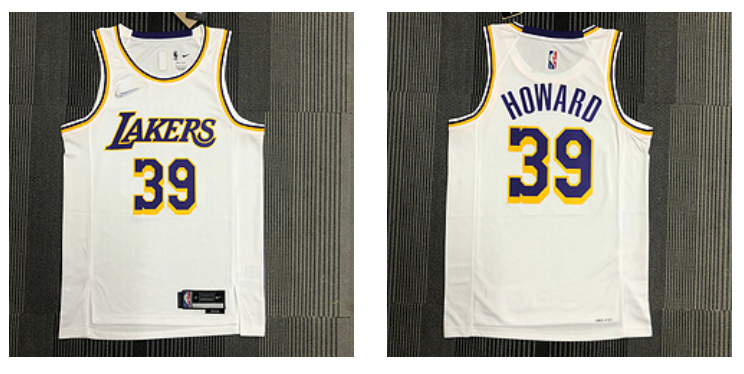 Los Angeles Lakers white jersey
