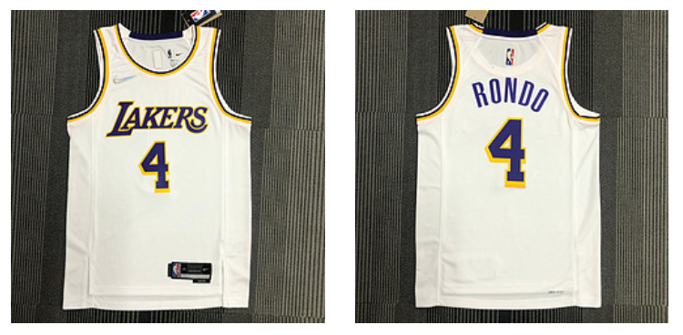 Los Angeles Lakers white jersey