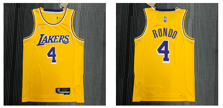 Los Angeles Lakers yellow jersey