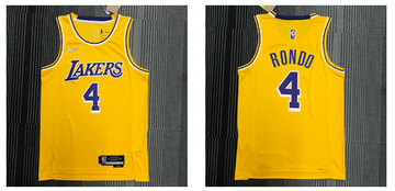 Los Angeles Lakers yellow jersey
