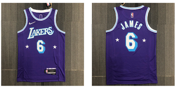 Los Angeles Lakers purple jersey
